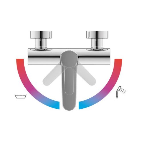 Смеситель для ванны Ravak Puri PU 022.00/150 X070115