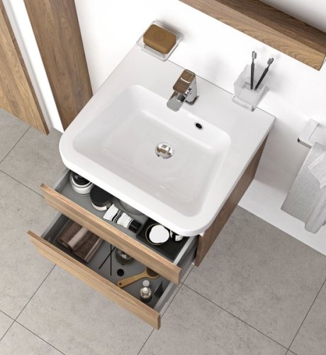 Тумба под умывальник Ravak 10° II SD 550 Темный орех X000001285