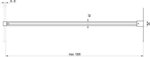 Держатель Ravak W SET-Uni Free/Wall Черный GWD010003023
