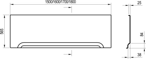 Панель фронтальная Ravak U 170 ST XAU0000005