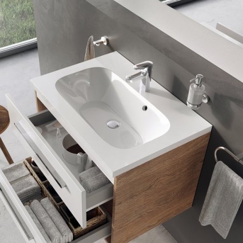 Умывальник Ravak Chrome 700 Белый с отверстиями без перелива XJG01270000