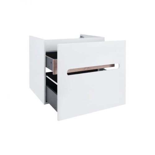 Тумба підвісна Qtap Virgo White/Whitish oak QT1874TPА601W