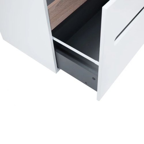 Тумба підвісна Qtap Virgo White/Whitish oak QT1874TPА601W