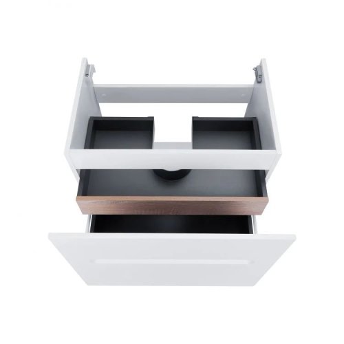 Тумба подвесная Qtap Virgo White/Whitish oak QT1874TPА701W