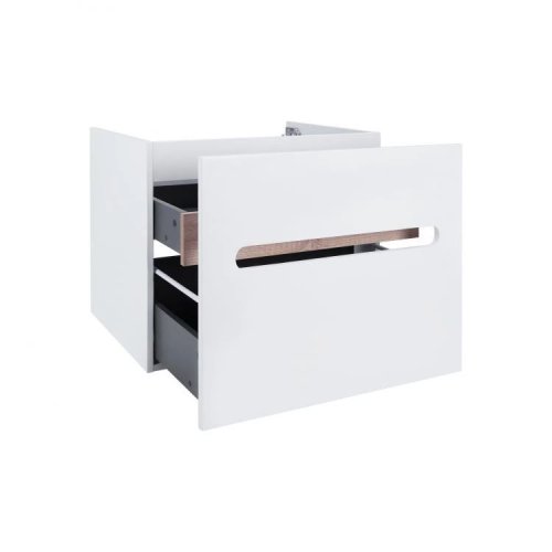 Тумба подвесная Qtap Virgo White/Whitish oak QT1874TPА701W