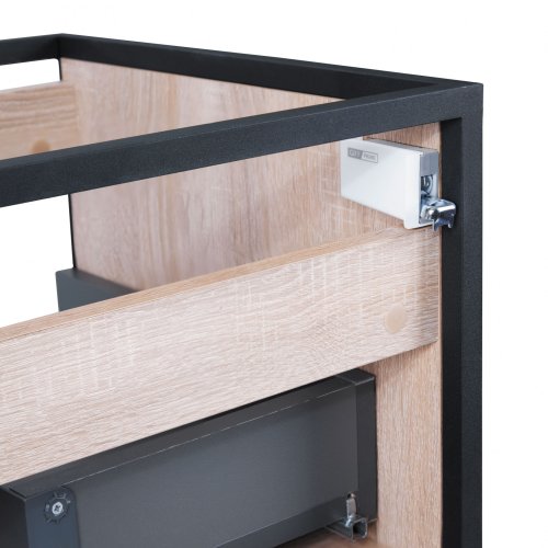 Тумба подвесная Qtap Taurus White/Whitish oak QT2474TPT603WWO