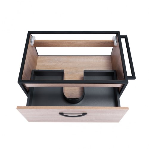 Тумба подвесная Qtap Taurus Whitish oak QT2474TPT703WO