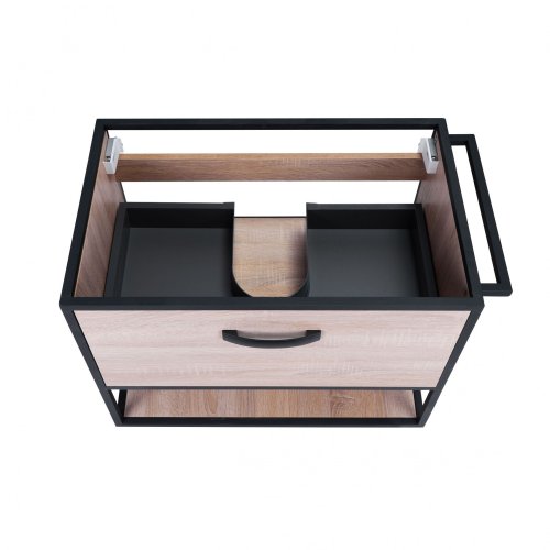 Тумба подвесная Qtap Taurus Whitish oak QT2474TPT703WO