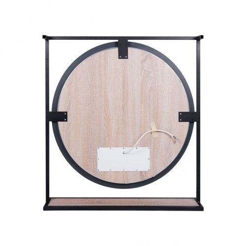 Дзеркало Qtap Taurus Black/Whitish oak з LED-підсвіткою QT2478ZP800BWO