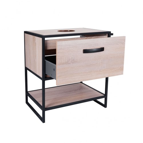 Тумба напольная Qtap Taurus Whitish oak со столешницей QT2480TNT63WO