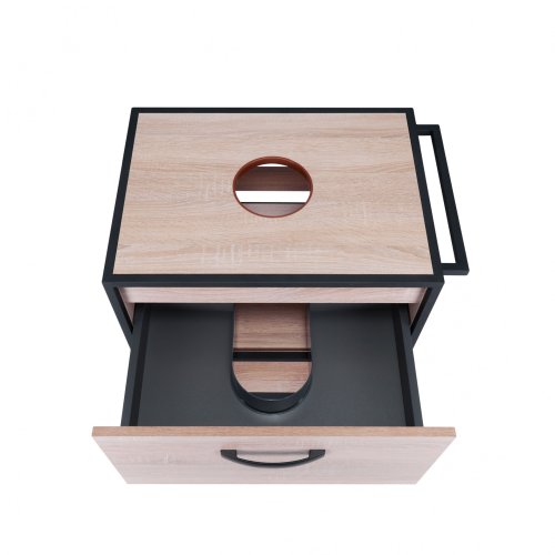 Тумба напольная Qtap Taurus Whitish oak со столешницей QT2480TNT63WO