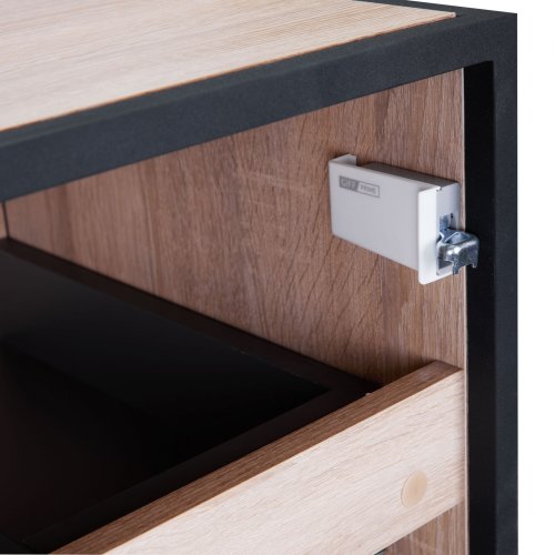 Тумба напольная Qtap Taurus Whitish oak со столешницей QT2480TNT63WO