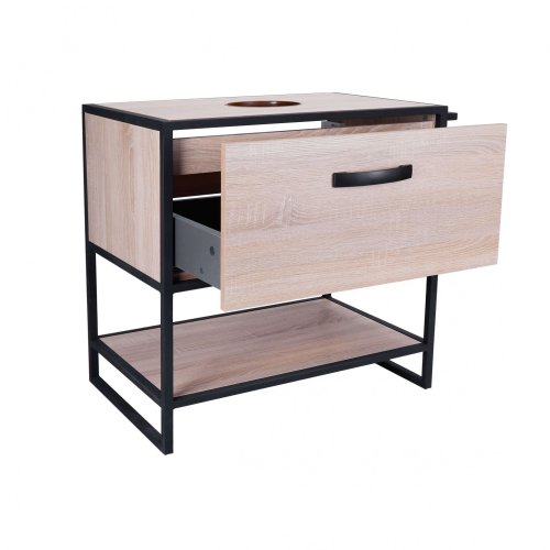 Тумба підлогова Qtap Taurus Whitish oak зі стільницею QT2480TNT73WO