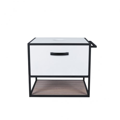 Тумба підвісна Qtap Taurus White/Whitish oak зі стільницею QT2479TPT603WWO