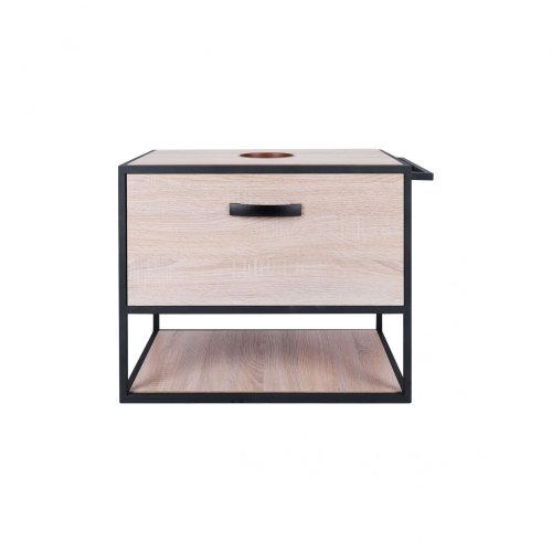 Тумба підвісна Qtap Taurus Whitish oak зі стільницею QT2479TPT603WO