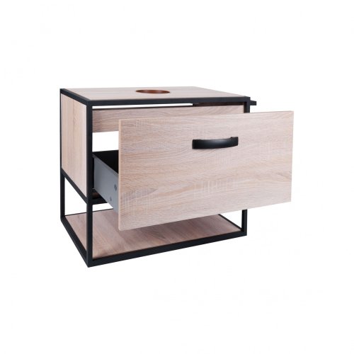 Тумба підвісна Qtap Taurus Whitish oak зі стільницею QT2479TPT603WO