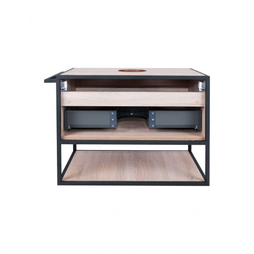 Тумба подвесная Qtap Taurus Whitish oak со столешницей QT2479TPT703WO