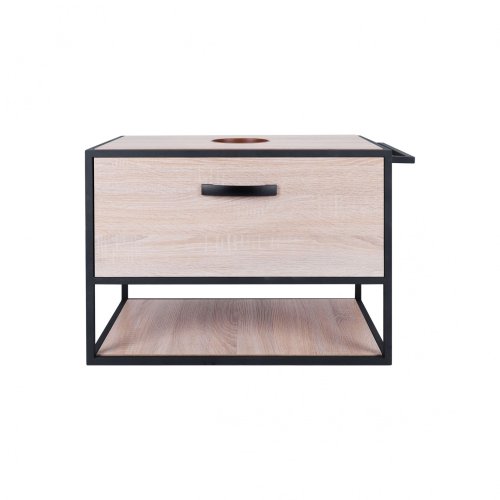 Тумба подвесная Qtap Taurus Whitish oak со столешницей QT2479TPT803WO