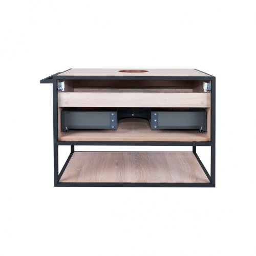 Тумба подвесная Qtap Taurus Whitish oak со столешницей QT2479TPT803WO