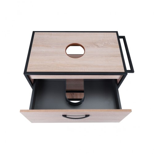 Тумба подвесная Qtap Taurus Whitish oak со столешницей QT2479TPT803WO