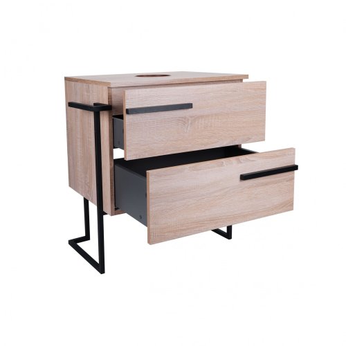 Тумба підлогова Qtap Taurus Whitish oak зі стільницею QT2480TNT603WO