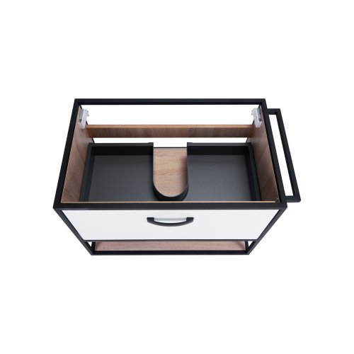 Тумба з умивальником Qtap Taurus White/Whitish oak QT2472TPT603WWO