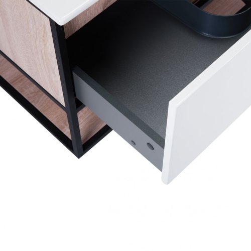 Тумба з умивальником Qtap Taurus White/Whitish oak QT2472TPT603WWO