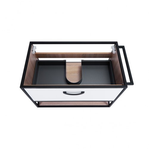 Тумба з умивальником Qtap Taurus White/Whitish oak QT2472TPT703WWO