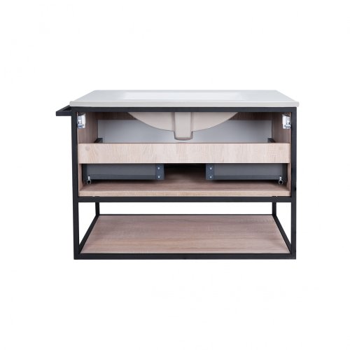 Тумба з умивальником Qtap Taurus White/Whitish oak QT2472TPT703WWO