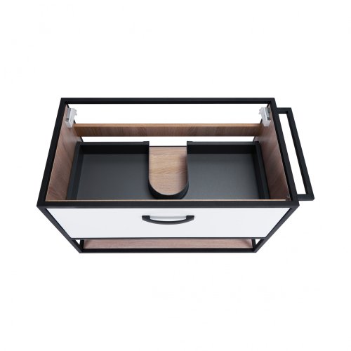 Тумба з умивальником Qtap Taurus White/Whitish oak QT2472TPT803WWO