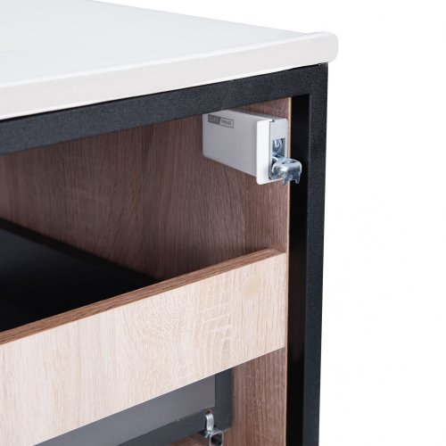 Тумба з умивальником Qtap Taurus White/Whitish oak QT2472TPT803WWO