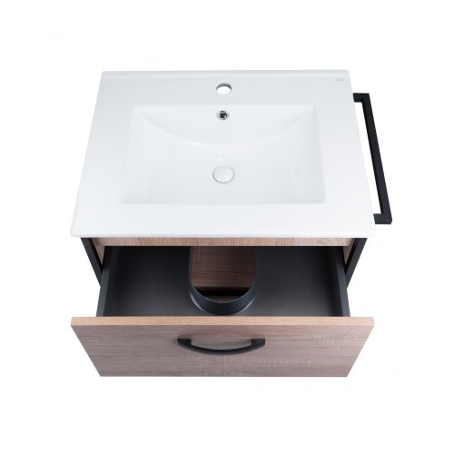 Тумба з умивальником Qtap Taurus Whitish oak QT2472TPT603WO