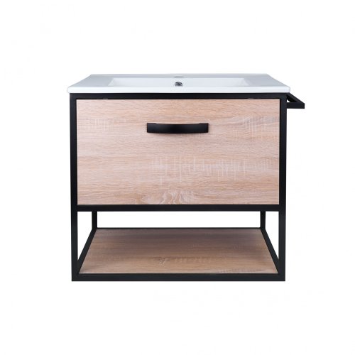 Тумба з умивальником Qtap Taurus Whitish oak QT2472TPT603WO