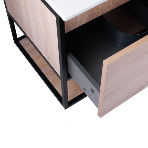 Тумба з умивальником Qtap Taurus Whitish oak QT2472TPT603WO