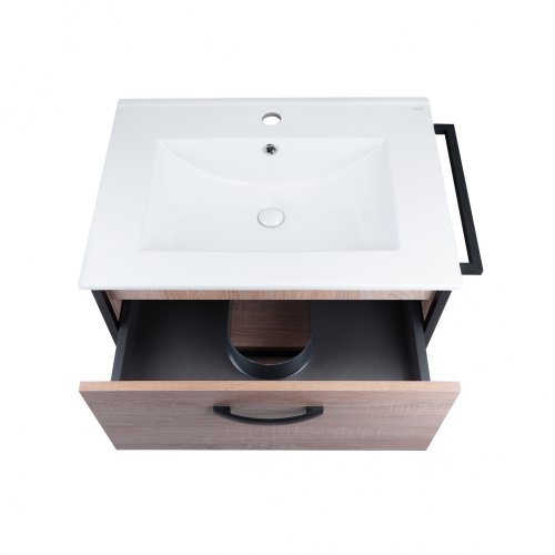 Тумба з умивальником Qtap Taurus Whitish oak QT2472TPT703WO