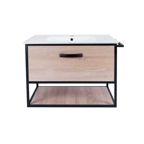 Тумба з умивальником Qtap Taurus Whitish oak QT2472TPT703WO