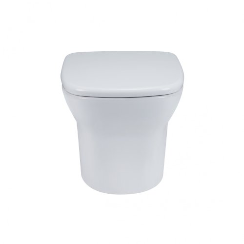 Унитаз подвесной Qtap Gemini безободковый с сиденьем Soft-close QT25332614EW