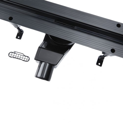 Трап Qtap Aries CRM70650304 щелевой с гидрозатвором и нержавеющей планкой