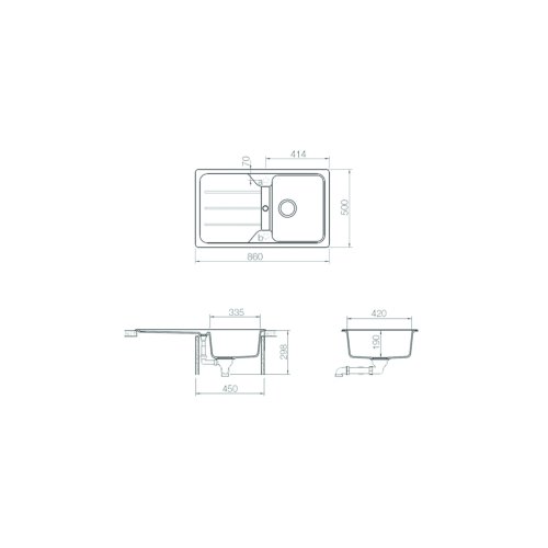 Кухонна мийка Teka SIMPLA 45-B TG пісочний