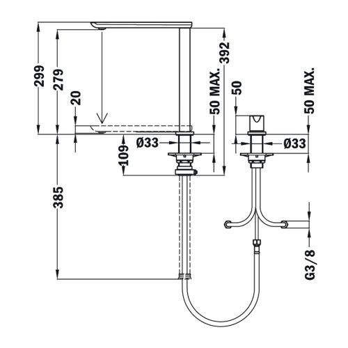 Змішувач для кухні Teka FO 985 хром
