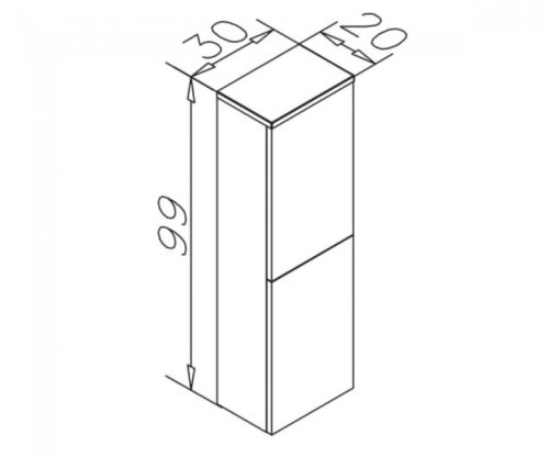 Пенал Imprese Black Edge F32113OK