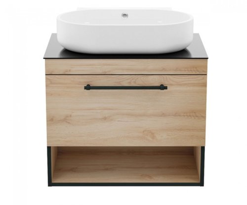 Тумба с умывальником Imprese Black Edge f32117OK