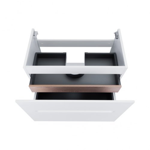 Тумба подвесная Qtap Virgo White/Whitish oak QT1874TPА801W