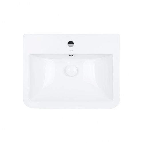 Умывальник Qtap Tern White с донным клапаном QT1711003GW