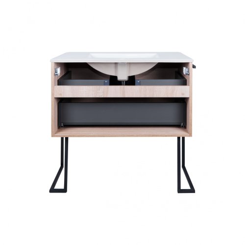 Тумба с умывальником Qtap Taurus Whitish oak QT2471TNT803WO