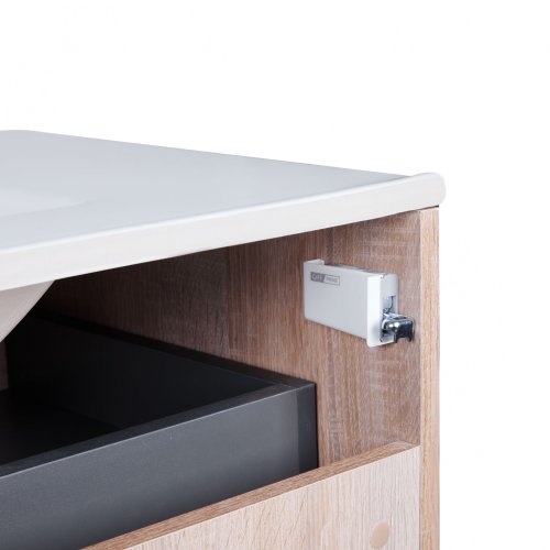 Тумба с умывальником Qtap Taurus Whitish oak QT2471TNT803WO