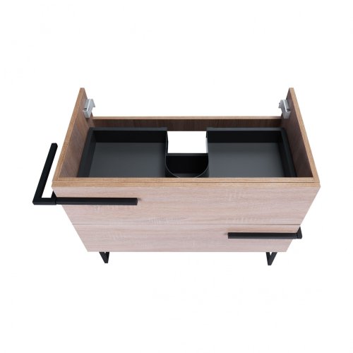 Тумба с умывальником Qtap Taurus Whitish oak QT2471TNT803WO