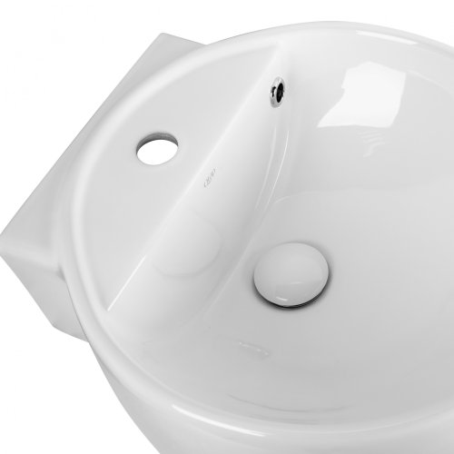 Умывальник Qtap Swan White с донным клапаном QT1611A005W