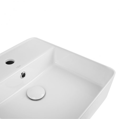 Умывальник Qtap Crow White с донным клапаном QT0511A054TW