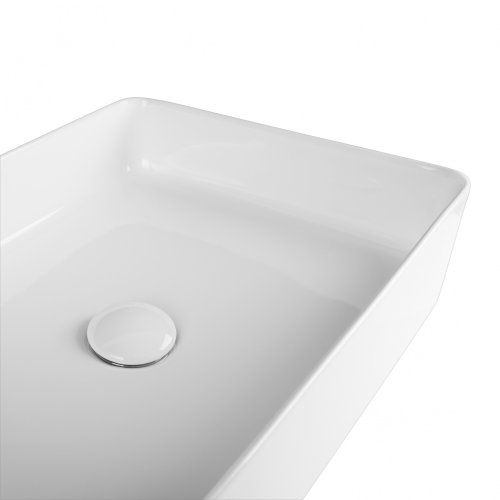 Умывальник Qtap Tern White с донным клапаном QT1711A055W